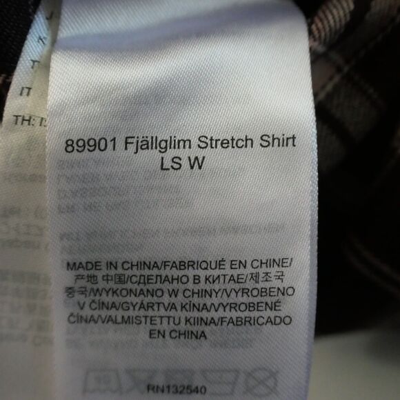 NEW Fjallraven Singi Fjallglim Blouse Women XL Button Up Shirt Plaid Long Sleeve - Picture 15 of 16